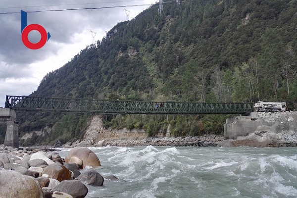 西藏林芝波密縣200型64米四排單層加強型，國內較大的單跨橋之一