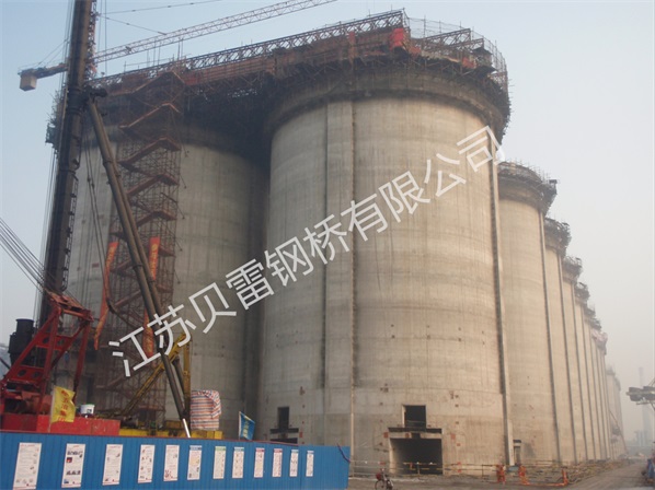 上海寶鋼倉頂支撐項目